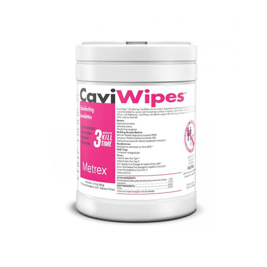 13-1100 CaviWipes Disinfecting Towelettes (Single Canister)